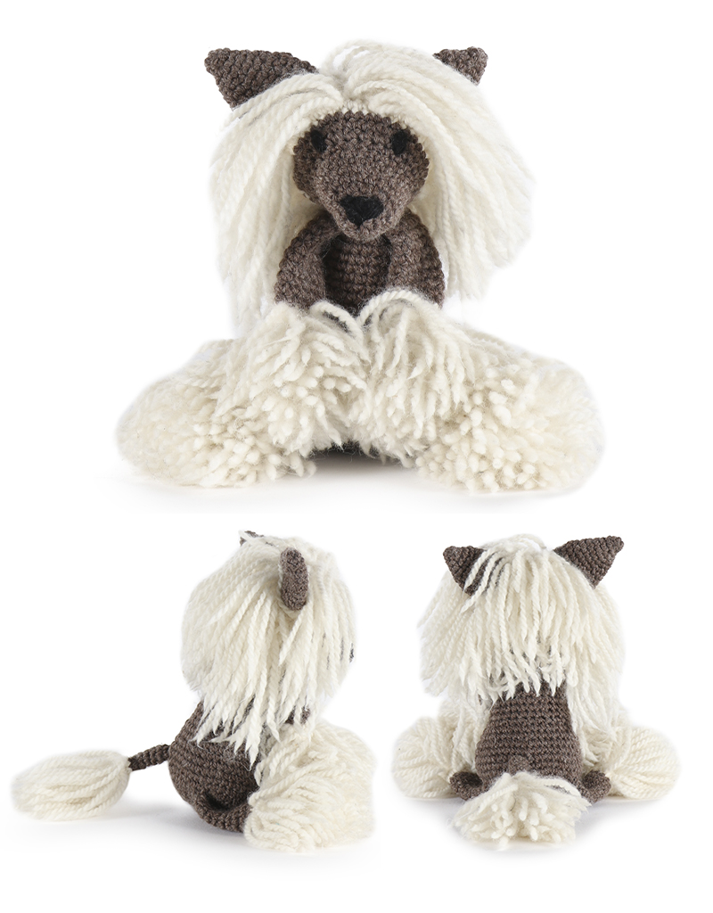 toft laura the chinese crested amigurumi crochet animal